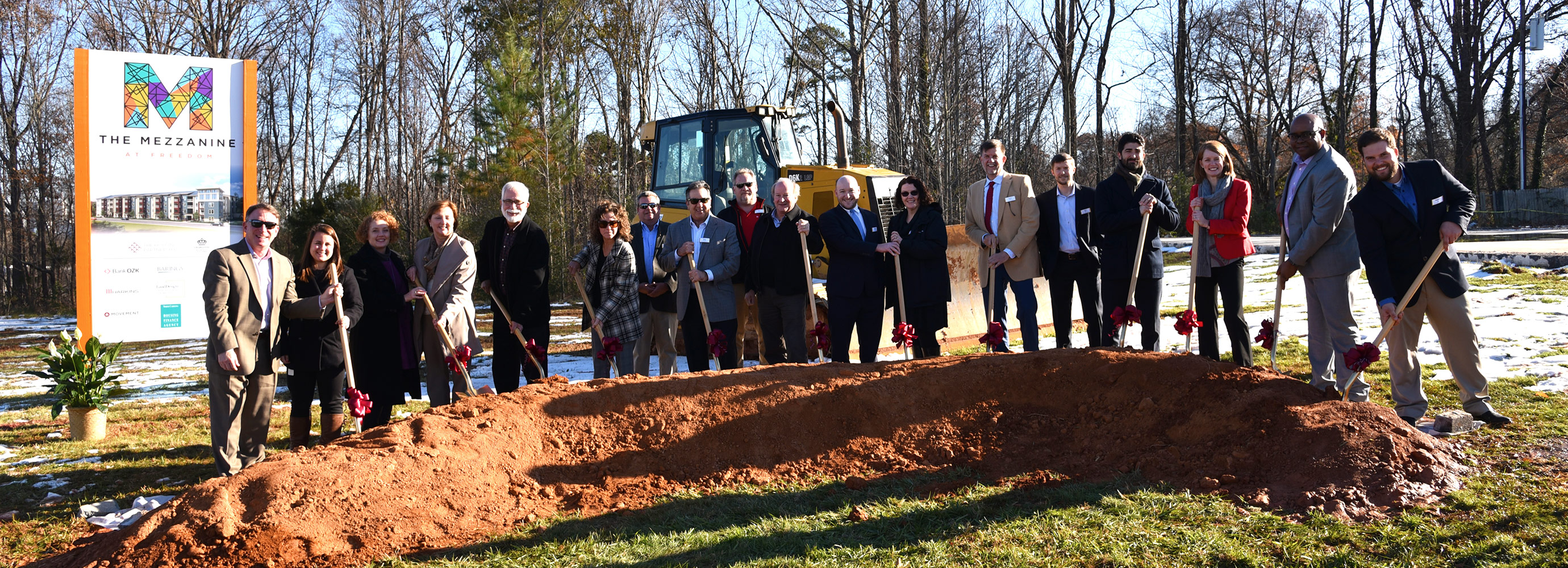 Freedom Drive groundbreaking group shot