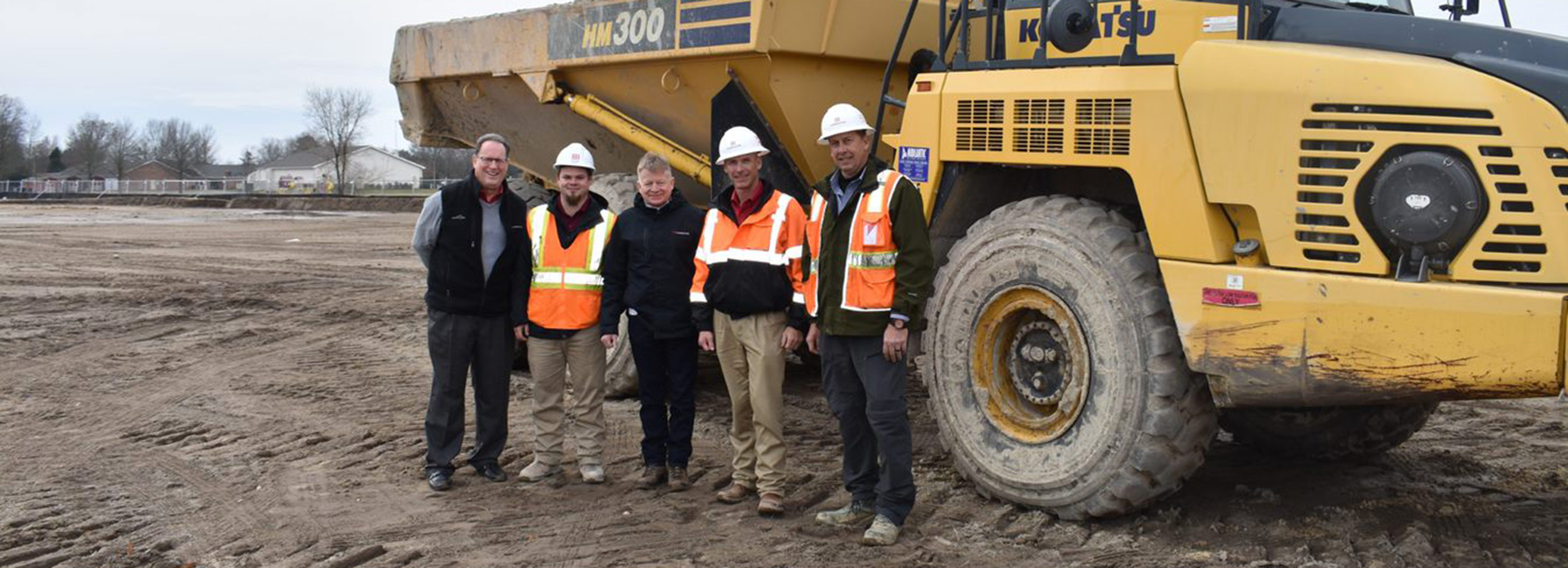 Merritt Mill groundbreaking group shot