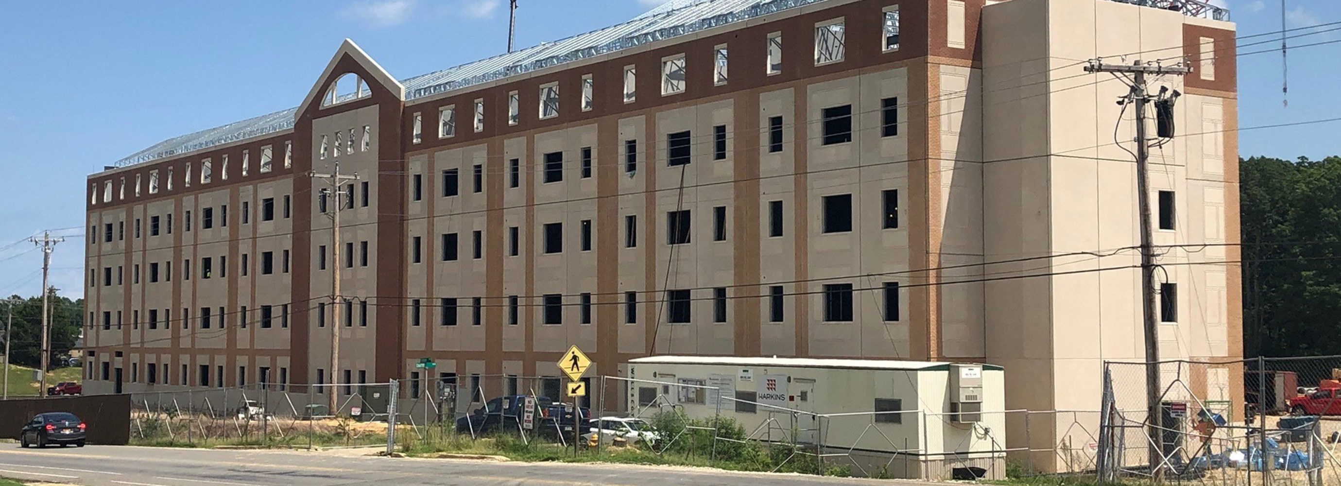 Construction Topping Out of Naval Air Force Facility