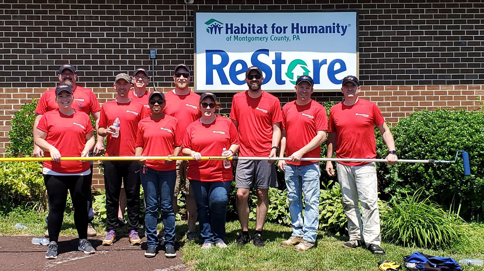 Volunteers in front of ReStore